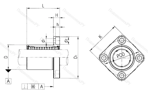 Подшипник LMK 35 UU в Оренбурге