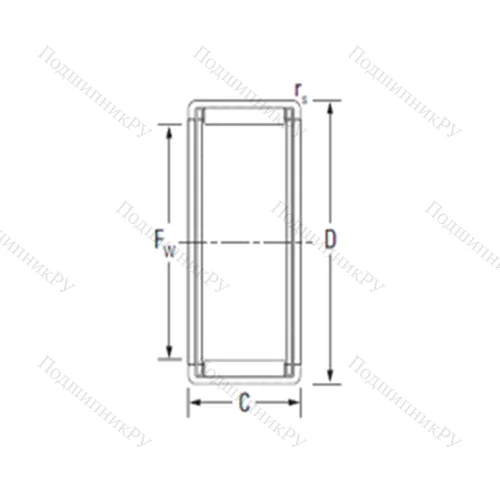 Подшипник игольчатый радиальный 712177100