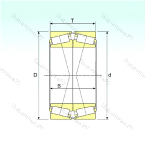 Подшипник роликовый радиально-упорный 31320XJ/DF от производителя  ISB Подшипник роликовый радиально-упорный 31320XJ/DF от производителя  ISB