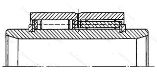 Модификация подшипника 30-714730К размер 150x210x110/165