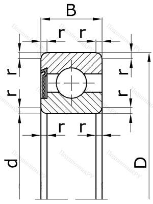 Шариковый однорядный подшипник 60120 (6020 Z) в Оренбурге