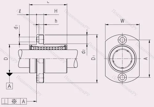 Подшипник LMH 12 UU в Оренбурге