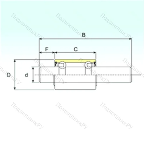 Подшипник шариковый радиальный WB 1630138