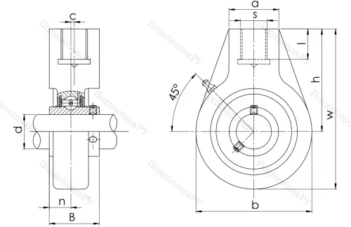Подшипниковый узел UCHA 204 (UCHB 204) в Оренбурге