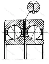 Подшипник  336206 размер 30x62x32 от производителя  ГПЗ-1