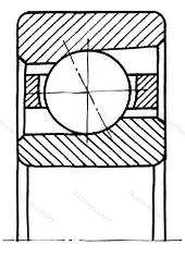 Модификация подшипника 926722 размер 110x175x30