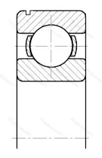 Подшипник  6407N (50407) размер 35x100x25 от производителя  SKF Подшипник  6407N (50407) размер 35x100x25 от производителя  SKF