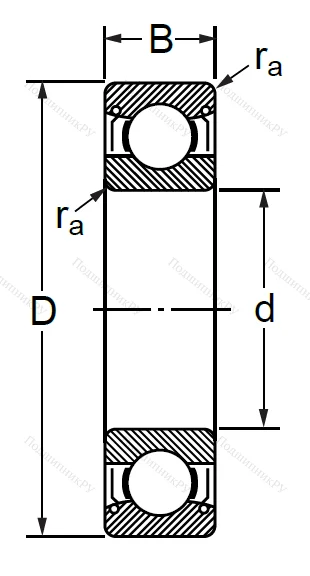 Шариковый однорядный подшипник 76-80112 (6012 ZZC 3) в Оренбурге