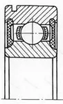 Подшипник 6209 2RSN размер 45x85x19 от производителя  SKF
