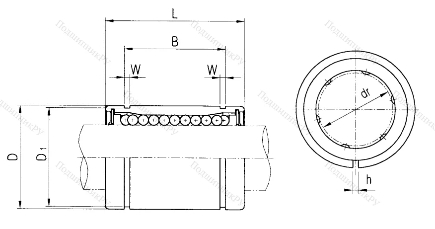 Подшипник LM 60 UU AJ в Оренбурге