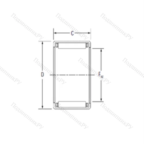Подшипник игольчатый радиальный J-3612