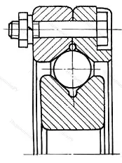 Модификация подшипника 3687/1345К1У размер 1345x1625x90 от производителя  ЕПК
