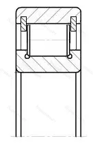 Подшипник  NCL 311 (102311) размер 55x120x29 от производителя  SKF