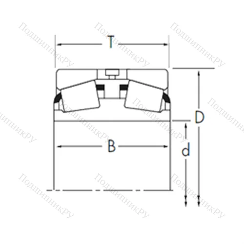 Подшипник роликовый радиально-упорный HH 224346DD/HH 224310+HH 224310EA от производителя  TIMKEN
