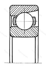 Модификация подшипника 4-708054КП размер 6x13/30x31 от производителя  ГПЗ-200