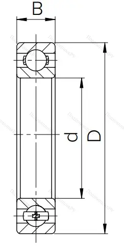 Шариковый однорядный подшипник 313 (6313) в Оренбурге