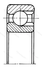Модификация подшипника 970403 размер 17x62x17 от производителя  ЕПК
