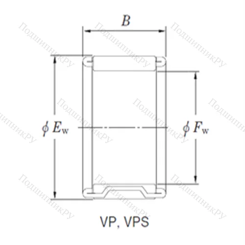Подшипник игольчатый радиальный 32VP 3827