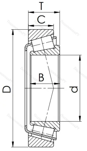 Конический роликовый подшипник 7518 (32218) в Оренбурге