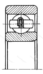 Модификация подшипника 5-340702П размер 15x35x6/7 от производителя  ГПЗ-4 Модификация подшипника 5-340702П размер 15x35x6/7 от производителя  ГПЗ-4