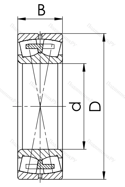 Сферический роликовый подшипник 3622 АМН (22322 MBW 33) в Оренбурге
