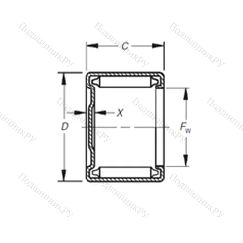 Подшипник игольчатый радиальный