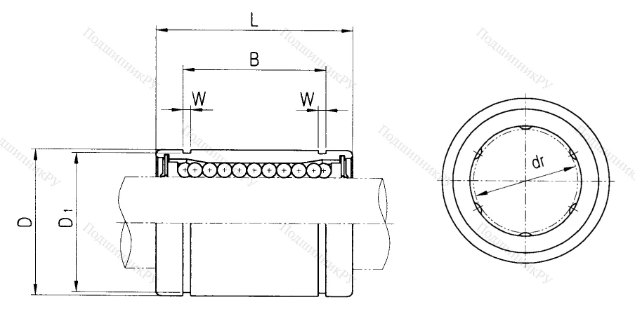 Подшипник LM 25 UU в Оренбурге