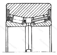 Модификация подшипника 537717ХЛС17 размер 85x160x72