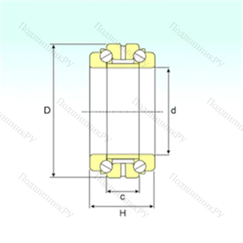 Подшипник шариковый упорно-радиальный 234910
