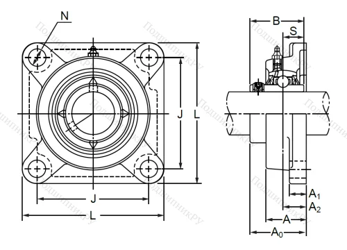 Подшипниковый узел MUCF 210 в Оренбурге