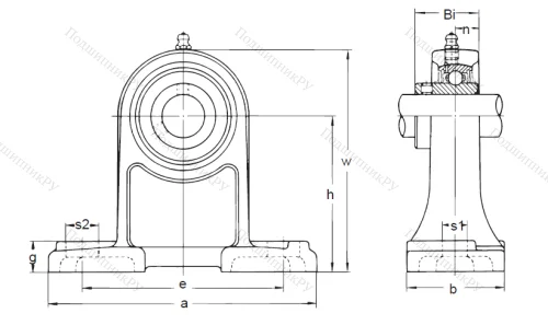Подшипниковый узел UCPH 209 в Оренбурге