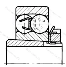 Подшипник  11317 (1319K+H 319) размер 85x200x45 от производителя  ГПЗ-30