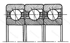 Модификация подшипника 666322Л1 размер 110x240x150 от производителя  ГПЗ-1