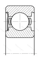 Подшипник 6207-Z/C 3 размер 35x72x17 от производителя  SKF