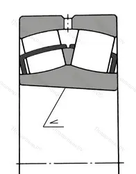 Подшипник  4153748 (24148K) размер 240x400x160 от производителя  ГОСТ