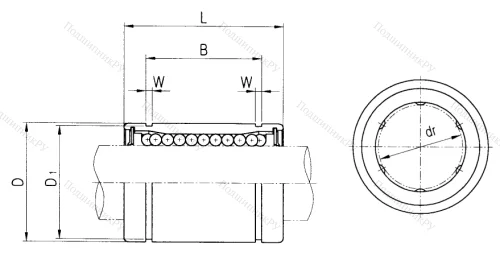 Подшипник LME 30 UU в Оренбурге