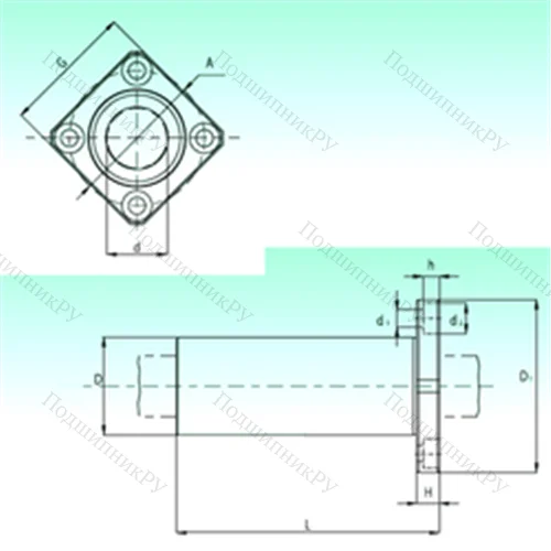Подшипник шариковый линейный KBKL 20