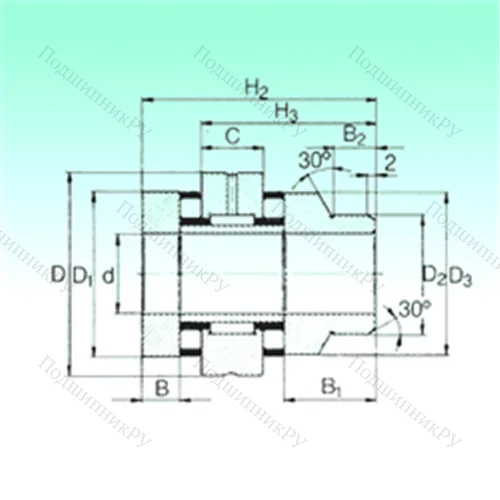Подшипник комбинированный ZARN 50110 L TN от производителя  NBS