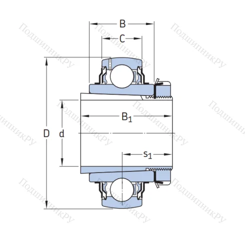 Корпусный подшипник YSA 205-2FK в Оренбурге