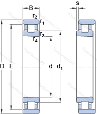 Подшипник N 1009 KPHA/HC 5SP