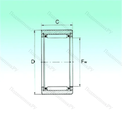 Подшипник игольчатый радиальный NK 10/16 TN