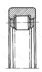 Подшипник  292730 размер 158x195x20 от производителя  ГПЗ-8