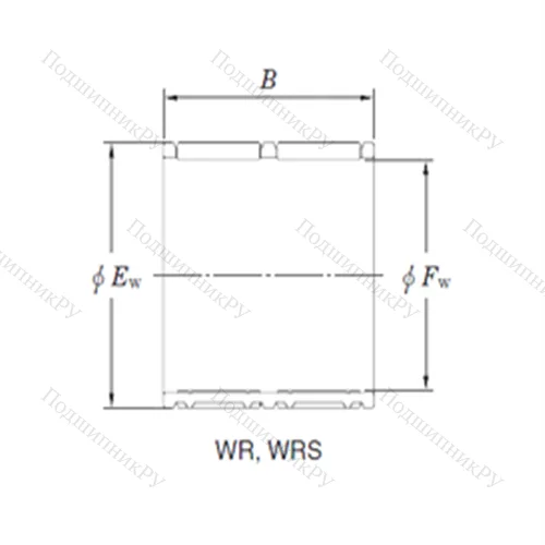 Подшипник игольчатый радиальный 38WR 4451