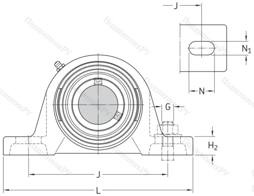 Подшипниковый корпус SYJ 511 в Оренбурге
