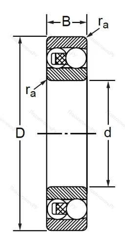 Двухрядный шариковый подшипник 1613 (2313) в Оренбурге