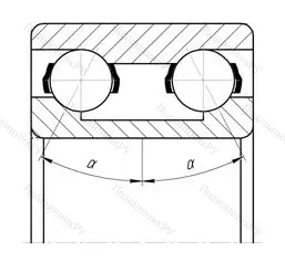 Модификация подшипника 6-3056220 размер 100x180x60,3