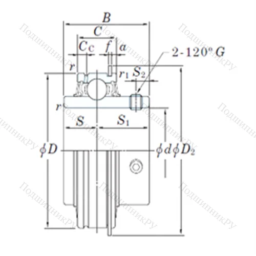 Подшипник шариковый радиальный ER 207-22