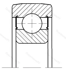 Модификация подшипника 180706 размер 30x72x19 от производителя  ГПЗ-5 Модификация подшипника 180706 размер 30x72x19 от производителя  ГПЗ-5