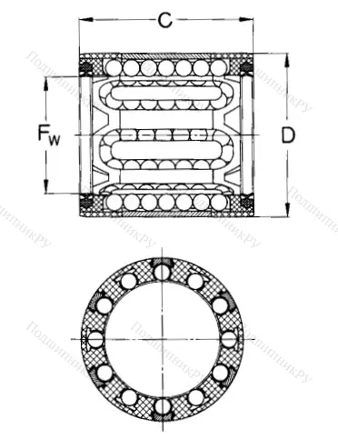 Подшипник LBBR 50-2LS в Оренбурге
