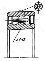 Модификация подшипника 4-3182122Л размер 110x170x45
